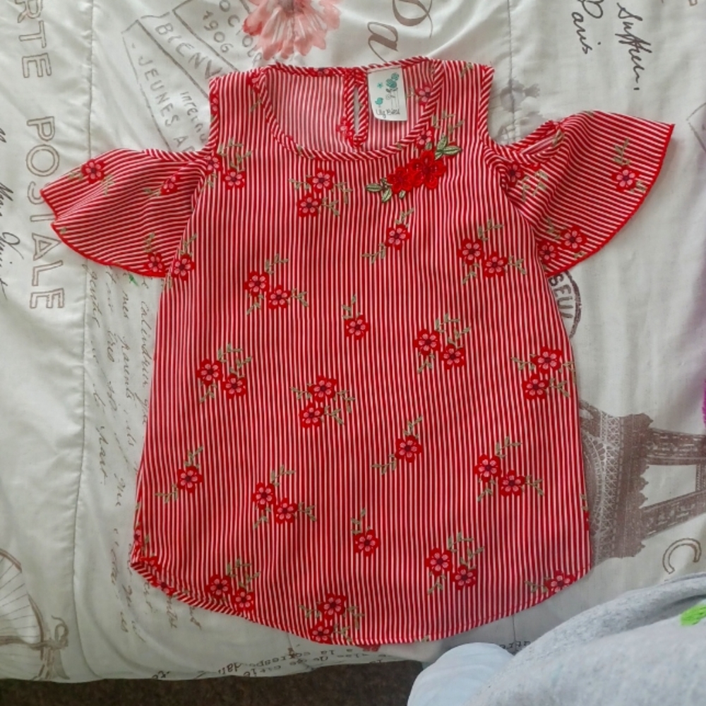 Formal flower youth shirt